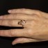 Bague papillon GUCCI en or et émail. Neuve