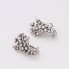 Boucles d'oreilles en or blanc 18k avec diamants seconde main