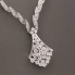 Collaret d'or blanc 18k amb diamants de segona mà