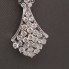 Collaret d'or blanc 18k amb diamants de segona mà