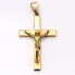 Colgante cruz con Cristo de oro 18k de segunda mano