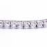 Bracelet RIVIERE en or blanc et diamants. Neuf