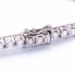 Bracelet RIVIERE en or blanc et diamants. Neuf