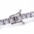 Bracelet Riviere en or blanc et diamants. Seconde main