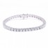 Bracelet Riviere en or blanc et diamants. Seconde main