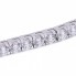 Bracelet Riviere en or blanc et diamants. Seconde main