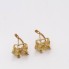 Boucles d'oreilles vintage en or 18k et saphir d'occasion