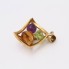 Pendentif en or 18k avec améthyste, citrine et péridot 2ème main