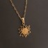 Chaîne en or 18 carats avec pendentif amour maternel avec zircons