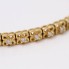 Bracelet fleurs en or 18k avec diamants d'occasion