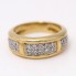 Bague en or 18k avec diamants seconde main