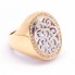 Bague SIGNAL en or bicolore et diamants. Neuve