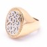 Bague SIGNAL en or bicolore et diamants. Neuve