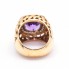 Bague bicolore AMETHYST avec diamants. Neuve