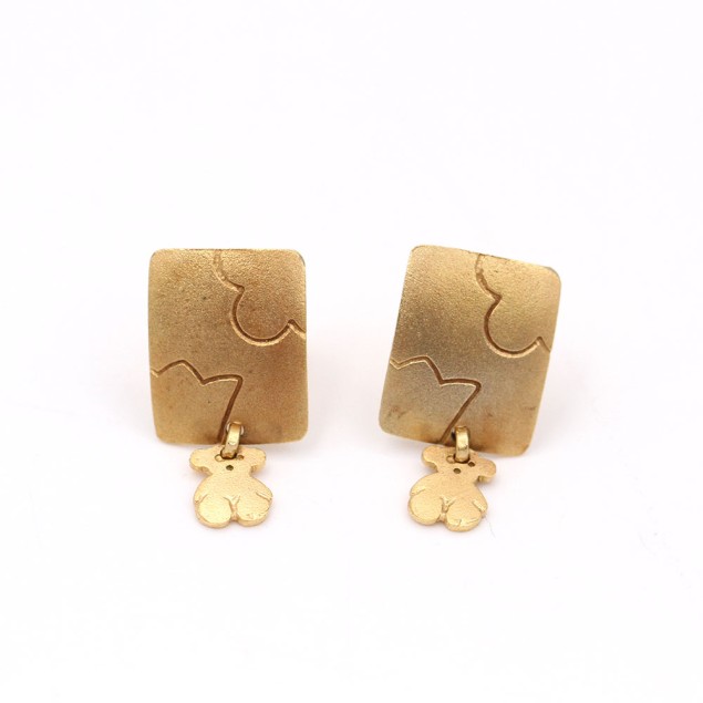 Boucles d'oreilles TOUS en or 18k...