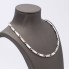 Collier à motifs grecs en or blanc 18k d'occasion