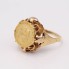 Anillo moneda de oro 18k de segunda mano