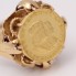 Anillo moneda de oro 18k de segunda mano
