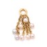 Pendentif en or 18k avec perles d'occasion