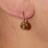 Boucles d'oreilles originales en or jaune des années 1800. Deuxième main