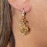 Boucles d'oreilles Élisabéthains 1800 en or et diamants. Deuxième main