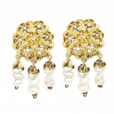 Boucles d\'oreilles originales KESHI1900 avec diamants. Deuxième main