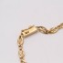 Bracelet avec plaque d'or 18k d'occasion