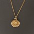 Chaîne avec médaille du scapulaire en or 18k d'occasion
