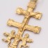 Pendentif croix caravaca en or 18k d'occasion