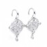 Boucles d'oreilles ALT vintage en or et diamants. Neuves