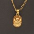 Chaîne avec pendentif scarabée égyptien en or 18k d'occasion