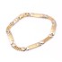 Bracelet articulé en or bicolore 18k d'occasion