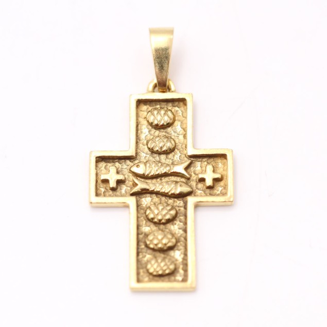 Pendentif croix en or 18k d'occasion