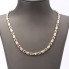 Collier d'occasion en or bicolore 18k avec diamants