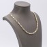 Collar de oro bicolor 18k con diamantes de segunda mano