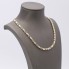 Collar d'or bicolor 18k amb diamants de segona mà