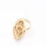 Bague marquise en or 18k d'occasion avec zircons