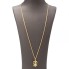 Cordon avec pendentif croix caravaca en or 18k d'occasion