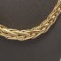 Collar trenzado de oro 18k de segunda mano