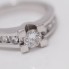 Bague de fiançailles en or 18k avec diamants deuxième main