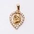 Pendentif d'occasion en or 18k avec zircon