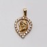 Pendentif d'occasion en or 18k avec zircon