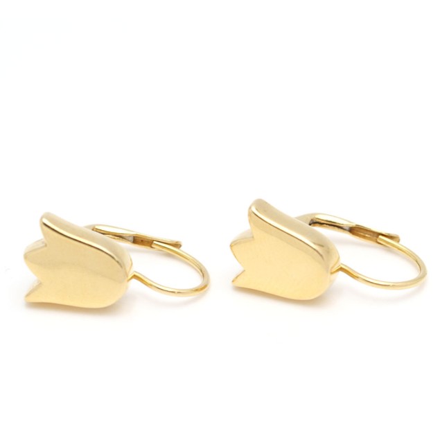 Boucles d'oreilles tulipes TOUS en or...