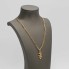 Chaîne alternée et croix caravaca en or 18 carats d'occasion