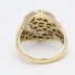 Sello león de oro 18k con circonitas de segunda mano