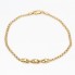 Bracelet alterné en or 18k d'occasion