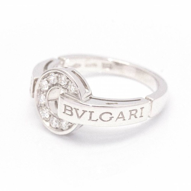 Anillo BVLGARI en Oro Blanco con...