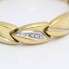 Bracelet tulipes en or 18k avec diamants seconde main