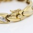 Bracelet tulipes en or 18k avec diamants seconde main
