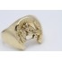 Sello herradura con caballo de oro 18k de segunda mano